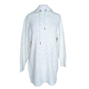 SO White Speckled Oversized Sweater Women's Size S